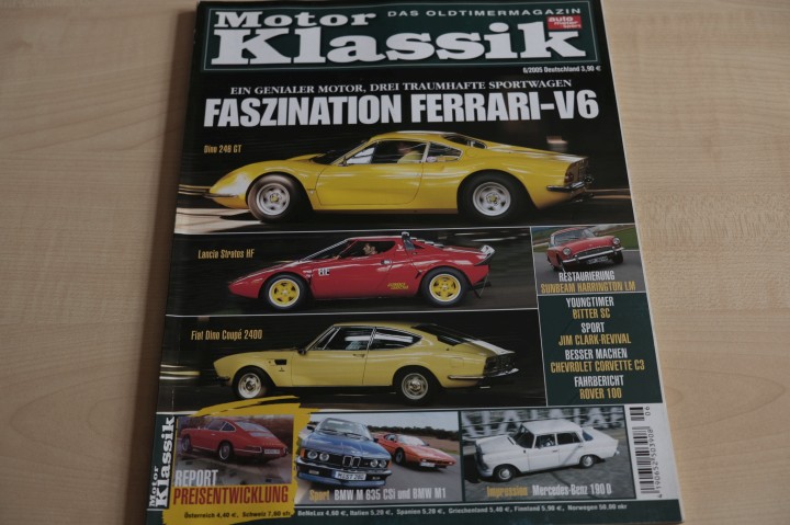 Deckblatt Motor Klassik (06/2005)
